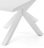 Kave Home Argo Eettafel - 200 x 100 cm - Wit | €499, nu, Kave Home, Kave Home, Vijf personen of meer, Kave Home