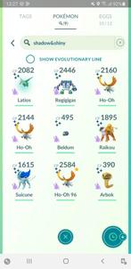 3 x sterke Pokemon Go acc  2x 67 en 69, Hobby en Vrije tijd, Verzamelkaartspellen | Pokémon, Ophalen, Zo goed als nieuw