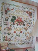 Borduurpatroon  Merklap  boerderij  nr 601 05 88, Verzenden, Nieuw, Handborduren, Patroon