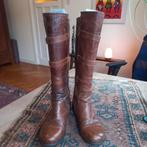 Ruig leren hoge laars., Ophalen of Verzenden, Zo goed als nieuw, Bruin, Hoge laarzen