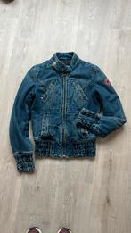 Gsus spijkerjas Jackie maat 2 dun gevoerd, Kleding | Dames, Jassen | Zomer, Ophalen of Verzenden, Zo goed als nieuw, Blauw