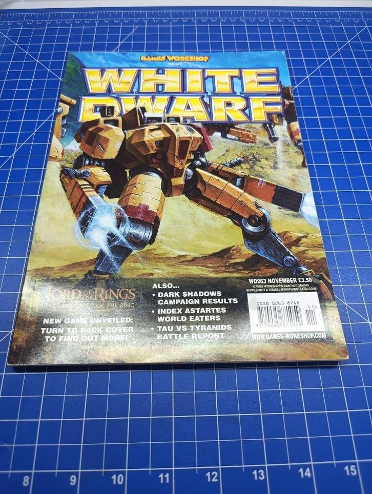 Warhammer White Dwarf 263, Hobby en Vrije tijd, Wargaming, Gebruikt, Warhammer, Boek of Catalogus, Geverfd, Verzenden