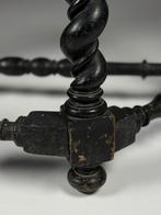 Sidetable 19e eeuw zwart antiek, Ophalen, 100 tot 150 cm, Zo goed als nieuw, 25 tot 50 cm