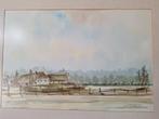 Aquarel van Luttenbergs Landschap, Antiek en Kunst, Ophalen