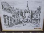 ELBURG, Litho/prent van Reint WITHAAR, 1918- 2015., Antiek en Kunst, Ophalen