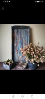 Vintage Dienbladen Set - Landelijke Stijl, Ophalen of Verzenden, Rechthoekig, Hout
