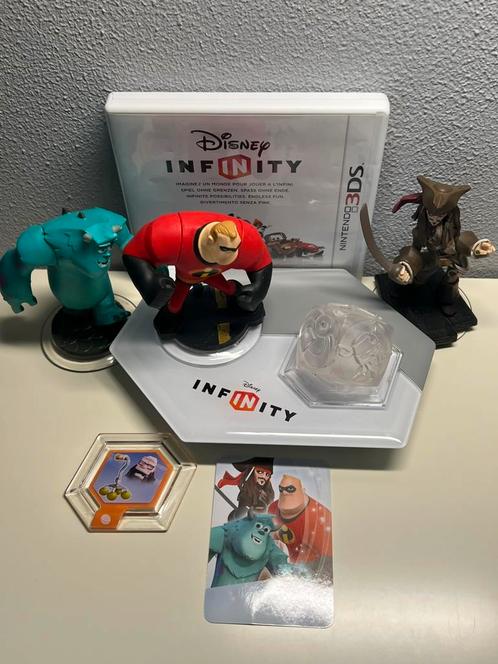 3DS Disney Infinity 1.0 Starter Pack mét kaart, Spelcomputers en Games, Games | Nintendo 2DS en 3DS, Zo goed als nieuw, Avontuur en Actie