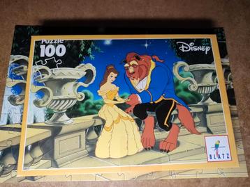 Blatz Disney puzzel 100 stukjes Belle en het beest beschikbaar voor biedingen