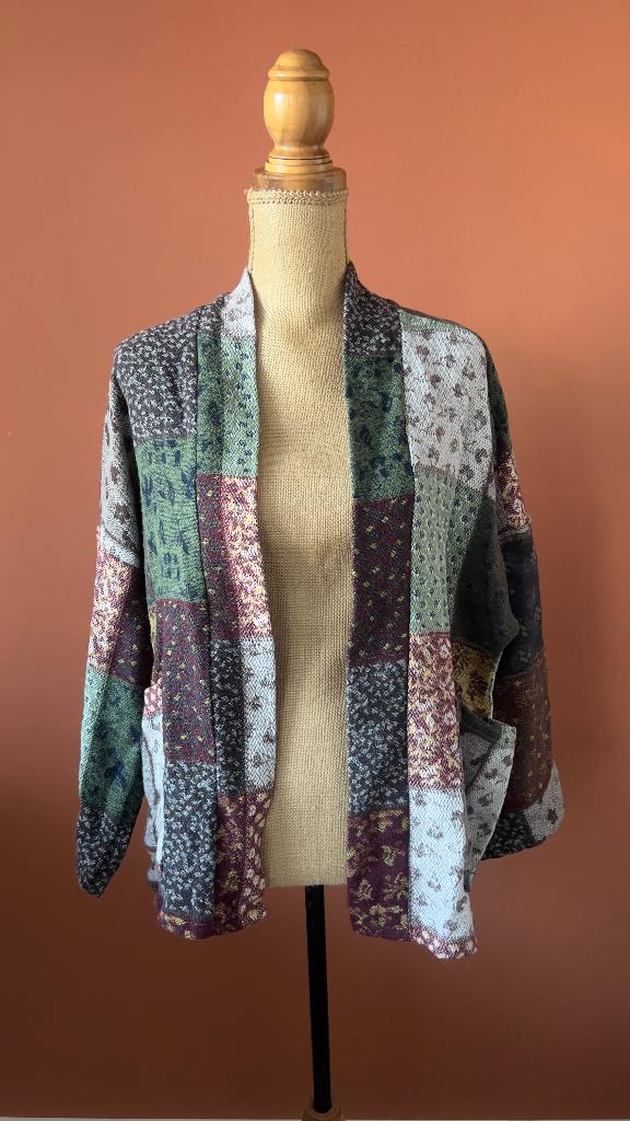 Prachtig bohemian vest / kimono jasje one size, Maat 38/40 (M), Nieuw, Oranje, Ophalen of Verzenden