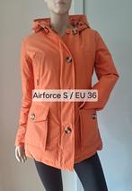 Airforce harvest pumpkin oranje parka regenjas S / 36, Airforce, Nieuw, Oranje, Ophalen of Verzenden