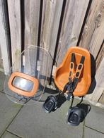 fietsstoeltje voor + windscherm merk Bobike, Voorzitje, Bobyke, Ophalen of Verzenden, Gebruikt