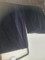 Zwarte fluwelen gordijnen verduisterend, Ophalen of Verzenden, Gebruikt, 200 cm of meer