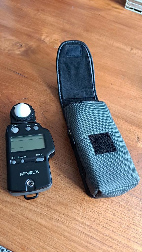 Minolta Auto Meter IVF Belichtingsmeter met hoes!, Audio, Tv en Foto, Fotografie | Professionele apparatuur, Gebruikt, Ophalen of Verzenden