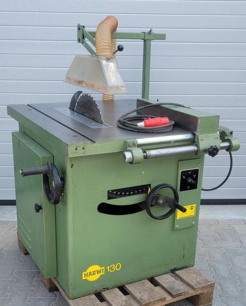 Harwi 130 Cirkelzaag, Schulpzaag, Zaagmachine, Doe-het-zelf en Verbouw, Gereedschap | Zaagmachines, Gebruikt, Cirkelzaag, 1200 watt of meer