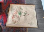 Vintage landkaart Ceylon Sri Lanka, Gelezen, Ophalen of Verzenden, Landkaart, 1800 tot 2000