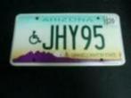 Kentekenplaat licenseplate Arizona Handicapped no. 2 USA, Auto's, Gebruikt, Ophalen of Verzenden