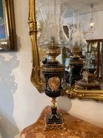 Limoges porseleinen staande lamp gesigneerd 74 cm hoog, Ophalen