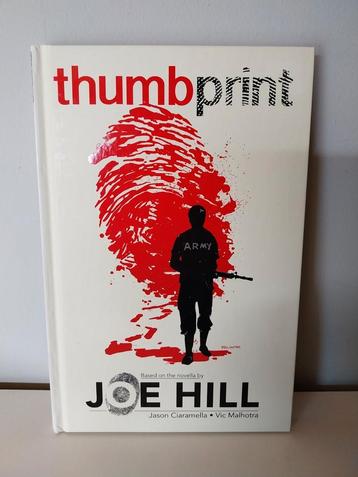 Joe Hill Thumbprint comic hardcover gesigneerd 