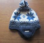 Barts muts blauw met oorflappen met wol, Ophalen of Verzenden, Zo goed als nieuw, Overige maten, Muts