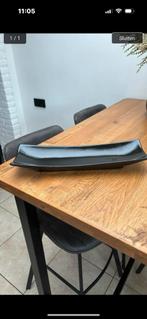 Schaal zwart, Ophalen of Verzenden, Zo goed als nieuw, Rond, Overige materialen