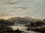 Litho naar een schilderij van A. Salm