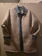 Nieuwe gewatteerde jas creme spijker 42 44 46, Ophalen of Verzenden, Nieuw, Maat 42/44 (L), Zwart