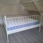 Bed 160 bij 200, Ophalen, Gebruikt, Wit, Romantisch