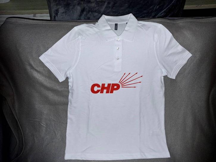 CHP Turks politieke partij polo shirt L, Kleding | Heren, Polo's, Nieuw, Verzenden