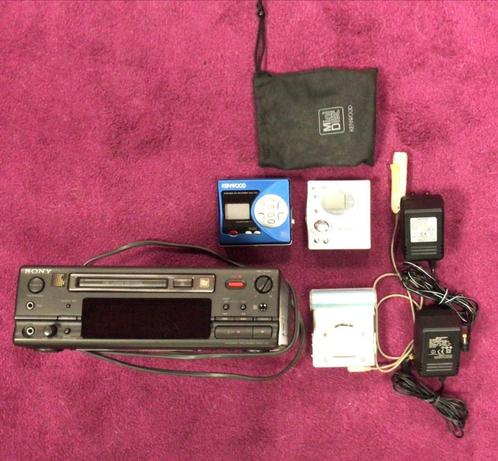 Sharp x 2 /Sony/Kenwood, Defect Mini Disc player/recorder, Audio, Tv en Foto, Walkmans, Discmans en Minidiscspelers, Minidisc-speler