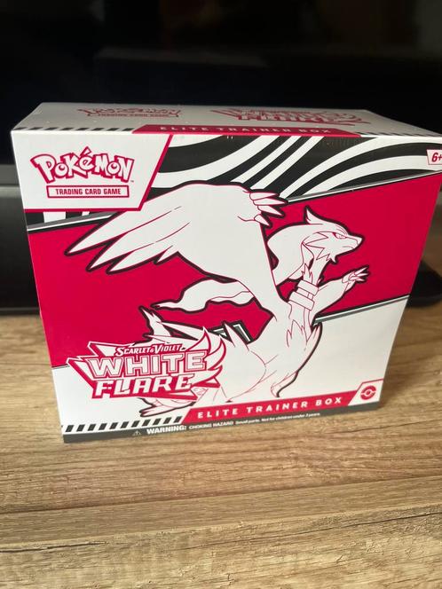 White flare etb, Hobby en Vrije tijd, Verzamelkaartspellen | Pokémon, Nieuw, Ophalen