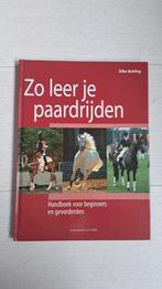 Boek 'Zo leer je paardrijden', Dieren en Toebehoren, Paarden en Pony's | Overige Paardenspullen, Verzenden, Gebruikt, Overige soorten