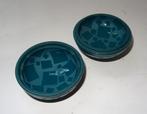 Horst Göbbels - porseleinen dekseldoosje blauw / groen, Antiek en Kunst, Antiek | Keramiek en Aardewerk, Ophalen of Verzenden