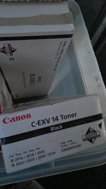 Canon c-exv 14 toner black beschikbaar voor biedingen