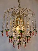 Vintage murano roze druiven fruit kroonluchter hanglamp, Huis en Inrichting, Lampen | Hanglampen, Ophalen of Verzenden