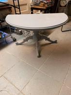 Half rond brocant tafeltje, Ophalen, 50 tot 100 cm, Rond, Zo goed als nieuw