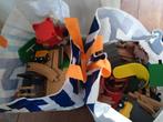 Houten treinbaan incl. Accessoires., Ophalen