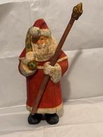 Vintage: Kerstman afm: 33 cm hoog, van papier mache., Diversen, Kerst, Ophalen of Verzenden, Zo goed als nieuw