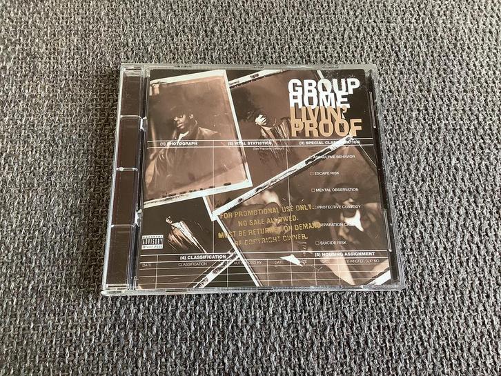 Group Home-Livin’ Proof promo cd (US/very rare!), Cd's en Dvd's, Cd's | Hiphop en Rap, Gebruikt, 1985 tot 2000, Ophalen of Verzenden