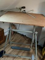 Vintage/antieke tekentafel, Ophalen, Gebruikt, Minder dan 130 cm