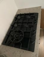 ATAG 5-pits Gasfornuis zwart met Wokbrander, Ophalen, Gebruikt, Zwart, 50 tot 100 cm