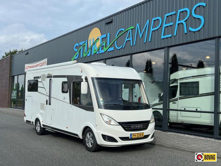 Hymer DuoMobil 534 DL RONDZIT/LUCHTVERING, Caravans en Kamperen, Campers, Bedrijf, tot en met 3, Integraal, Hymer, Fiat, Diesel