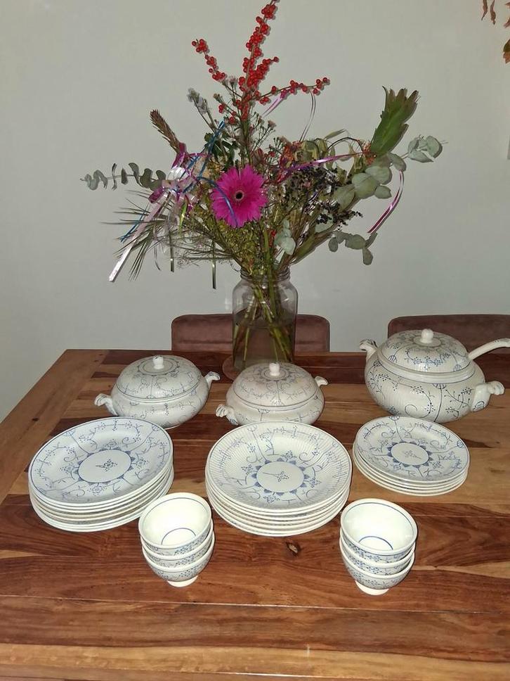 Boch eetservies.Origineel, Antiek en Kunst, Antiek | Keramiek en Aardewerk, Ophalen of Verzenden