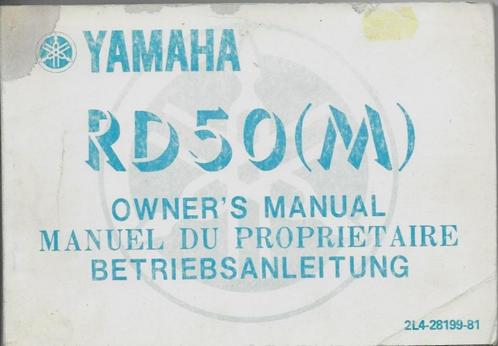 Yamaha RD50 M handleiding manual bromfiets (022v), Fietsen en Brommers, Handleidingen en Instructieboekjes, Gebruikt, Ophalen of Verzenden