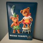 Meine Teddys Reclamebord - Teddy & Lola - Vintage, Ophalen, Zo goed als nieuw
