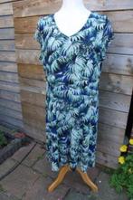 Jurk blauw/ groen tijger Norah mt 46 AANBIEDING, Blauw, Norah, Zo goed als nieuw, Maat 46/48 (XL) of groter