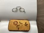 Antieke Knijpbril / Neusbril met Etui, Ophalen of Verzenden