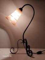 Art Deco Art Nouveau tafellamp roze lampenkap, Antiek en Kunst, Antiek | Lampen, Ophalen of Verzenden