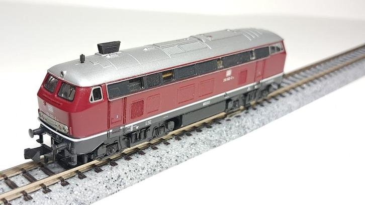 Fleischmann 7232 DB BR 210 Gasturbine/Diesellok Digi DCC/SX, Hobby en Vrije tijd, Modeltreinen | N-Spoor, Gebruikt, Locomotief