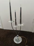 Tafellamp kristal, Ophalen of Verzenden, Zo goed als nieuw, 50 tot 75 cm, Glas