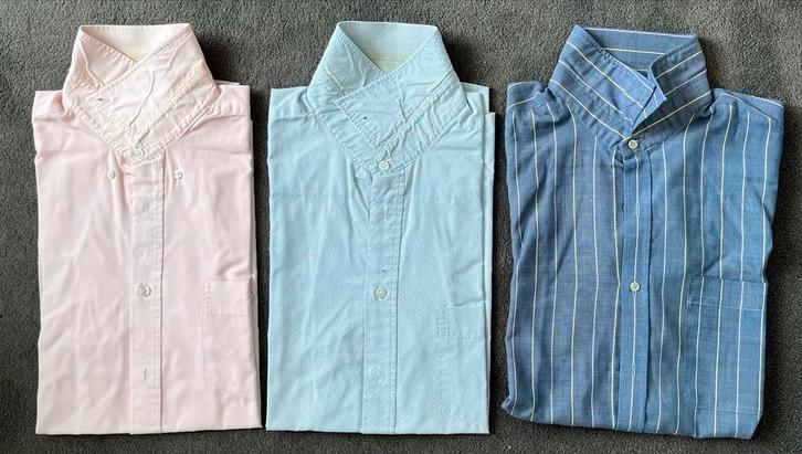 3 nette overhemden, 2 x Zwarte Tulp Exclusive, 1 x Elmar, Kleding | Heren, Overhemden, Zo goed als nieuw, Halswijdte 43/44 (XL)